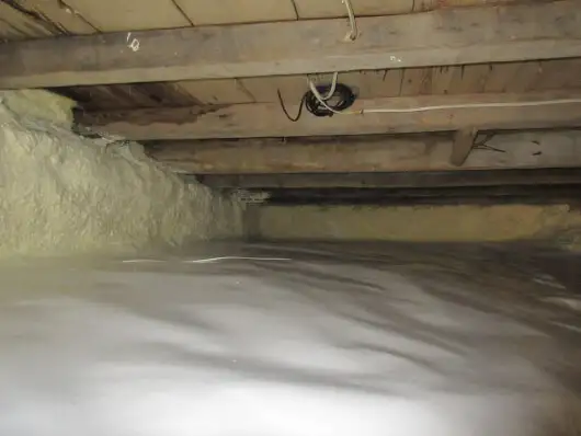 Crawl space repair after