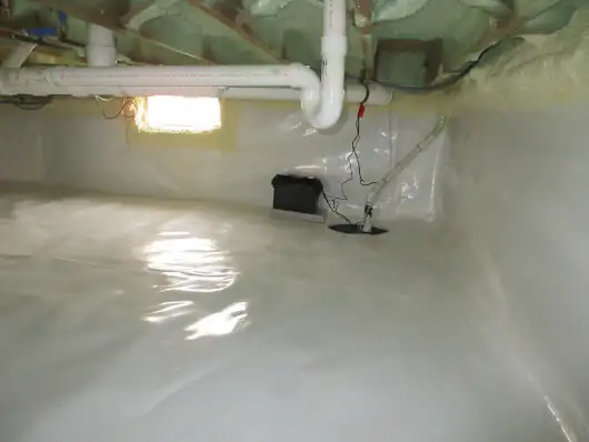 Crawl space repair after