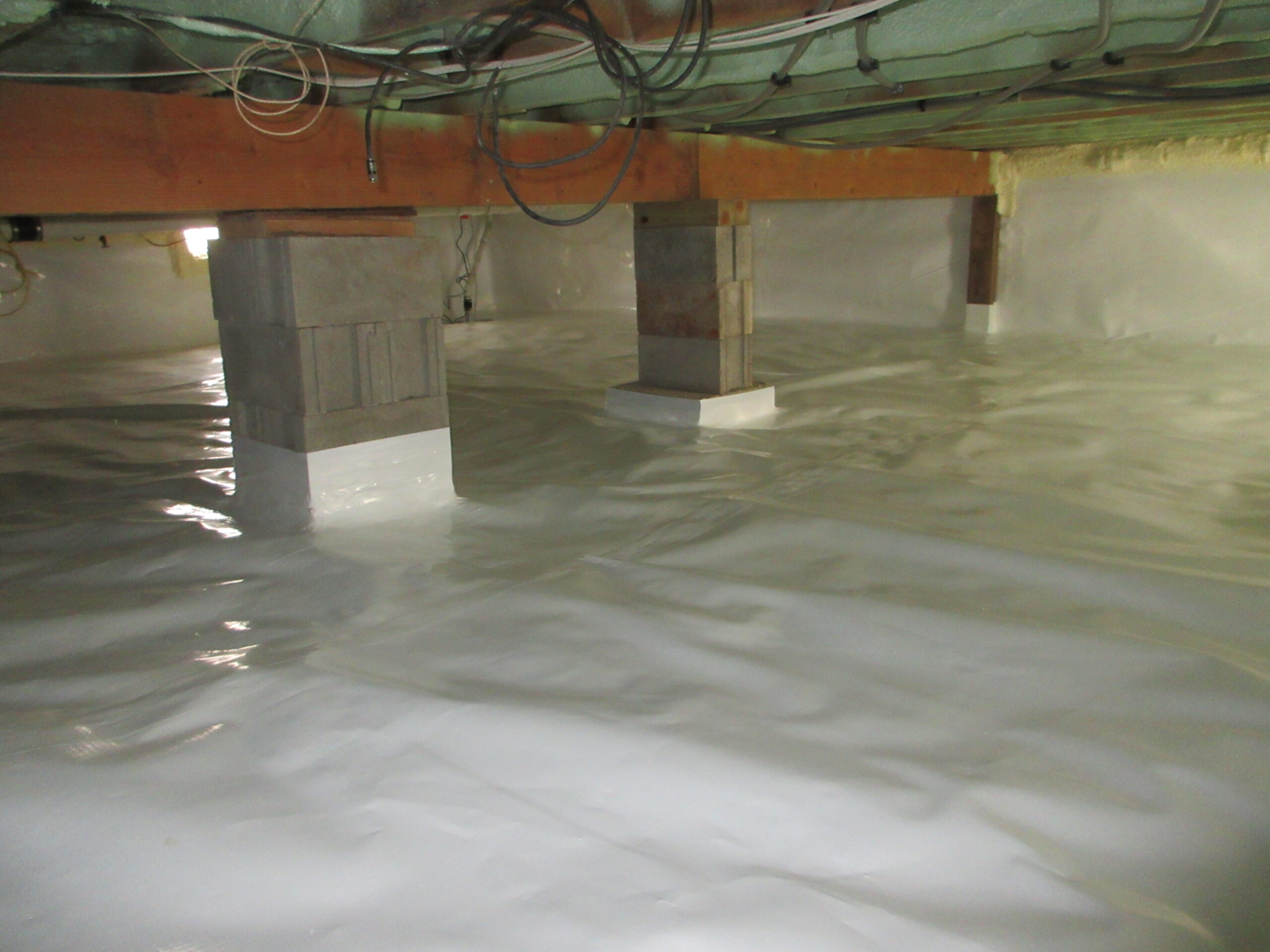 Structural Repairs | Eastern Mold and Basements | Maine | Encapsulated Crawl Space