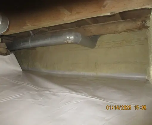 Crawl space repair after